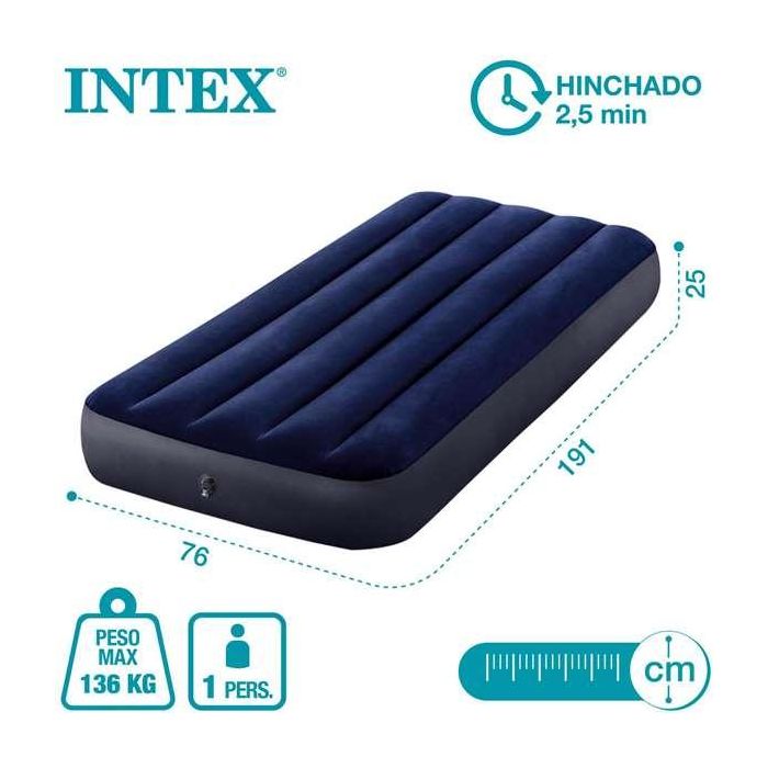 Intex Colchon Flocado Dura-Beam Standard Classic Downy - 76x191x25 cm 14