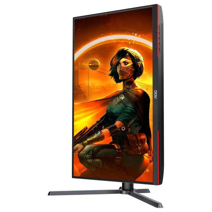 AOC Q27G3XMN Monitor Gaming 27 Pulgadas QHD MiniLED 180Hz 1ms Altura Regulable 2 HDMI 1 DP Adaptive Sync Negro 16