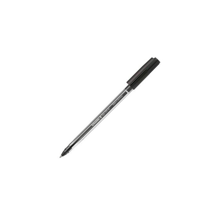 Schneider 505 M Bolígrafo Tops Cuerpo Transparente Tinta Negra Caja 50 Ud