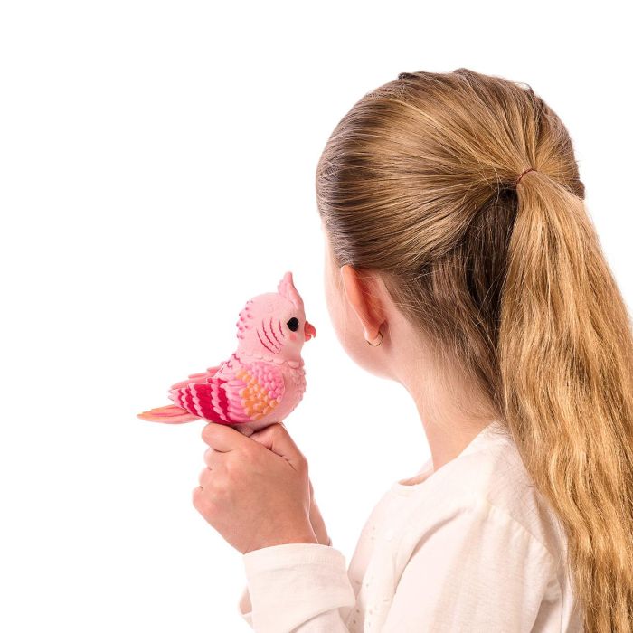 Moose Little Live Pets Pájaro Parlanchín Rosa 26692 Juguete Electrónico con Sonidos y Reacciones 2