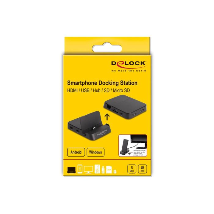 Dock/Base de carga DELOCK 88018 Negro 0 Dock/Base de carga DELOCK 88018 Negro 0