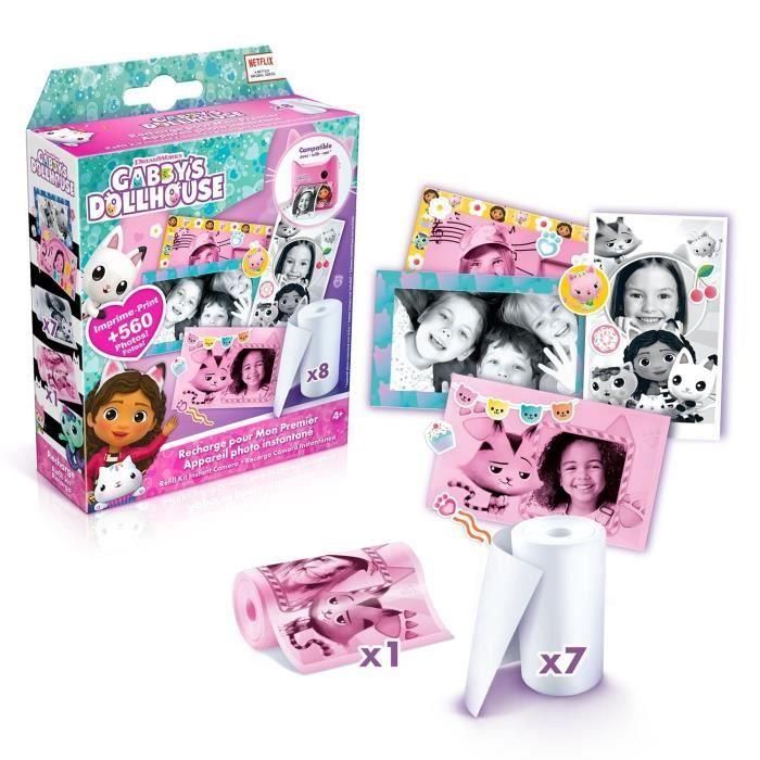 Canal Toys CTGAB006 Recambio para Cámara Instantánea Gabby y la Casa Mágica para Fotos, Selfies y Vídeos
