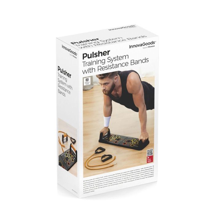Sistema de Entrenamiento con Bandas de Resistencia y Guía de Ejercicios Pulsher InnovaGoods 8 Sistema de Entrenamiento con Bandas de Resistencia y Guía de Ejercicios Pulsher InnovaGoods 8