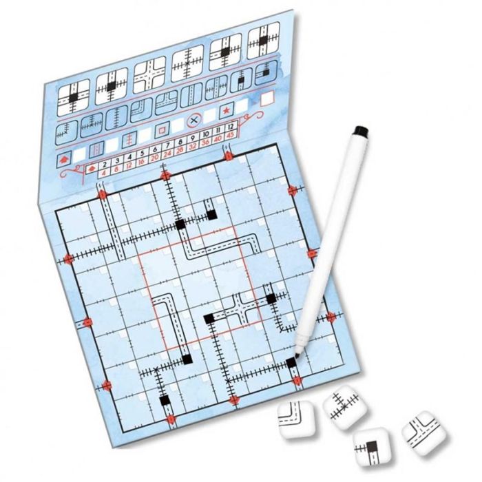 Horrible Games Railroad Ink: Edición Azul Profundo - Juego de Mesa Familiar 1-6 Jugadores, 8+ Años 1 Horrible Games Railroad Ink: Edición Azul Profundo - Juego de Mesa Familiar 1-6 Jugadores, 8+ Años 1