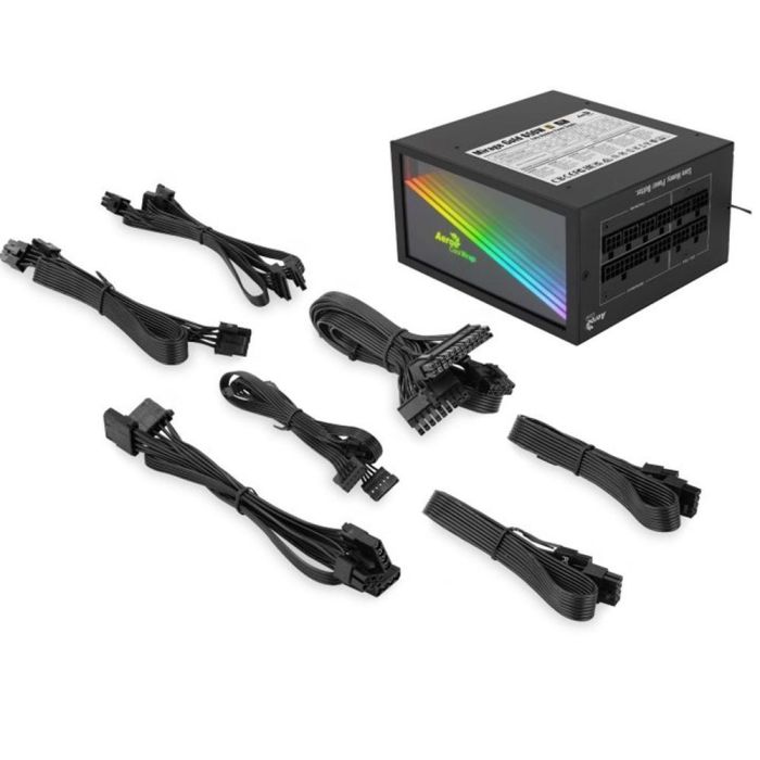 Aerocool MIRAGEGOLD 650W Fuente Alimentación PC Modular RGB 80 Plus Gold Condensadores Japoneses 2 Aerocool MIRAGEGOLD 650W Fuente Alimentación PC Modular RGB 80 Plus Gold Condensadores Japoneses 2