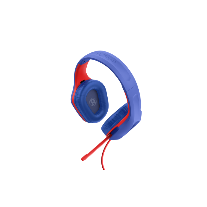 Trust Gxt 415Sm Zirox Auriculares Alámbrico Diadema Juego Azul, Rojo 1
