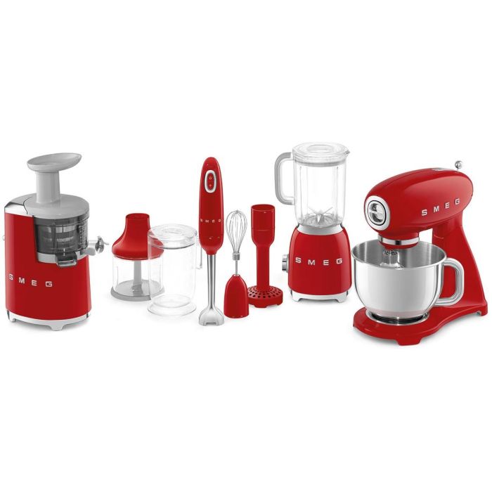 Smeg SMF03RDEU Robot de Cocina 50's Style Rojo 9