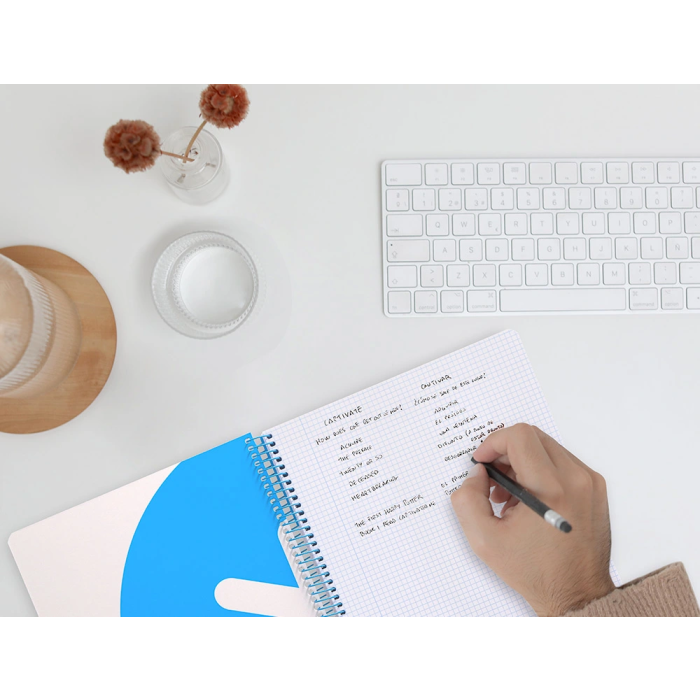 Antartik Cuaderno Espiral A4 Micro Forrado 120 Hojas 90gr Cuadro 5mm 5 Bandas Taladros Rojo 11 Antartik Cuaderno Espiral A4 Micro Forrado 120 Hojas 90gr Cuadro 5mm 5 Bandas Taladros Rojo 11