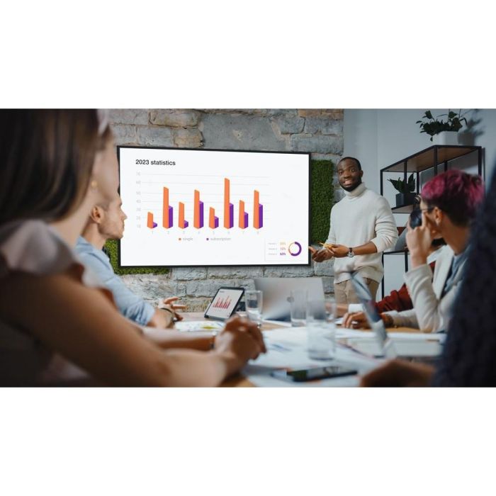 Optoma N3551K Pantalla Señalización Digital 55" 4K UHD 450 cd/m² LED con Android 11, Uso 24/7 4