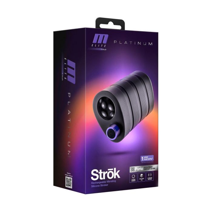 Masturbador Masculino Blush M for Men Strok Negro Masturbador Masculino Blush M for Men Strok Negro