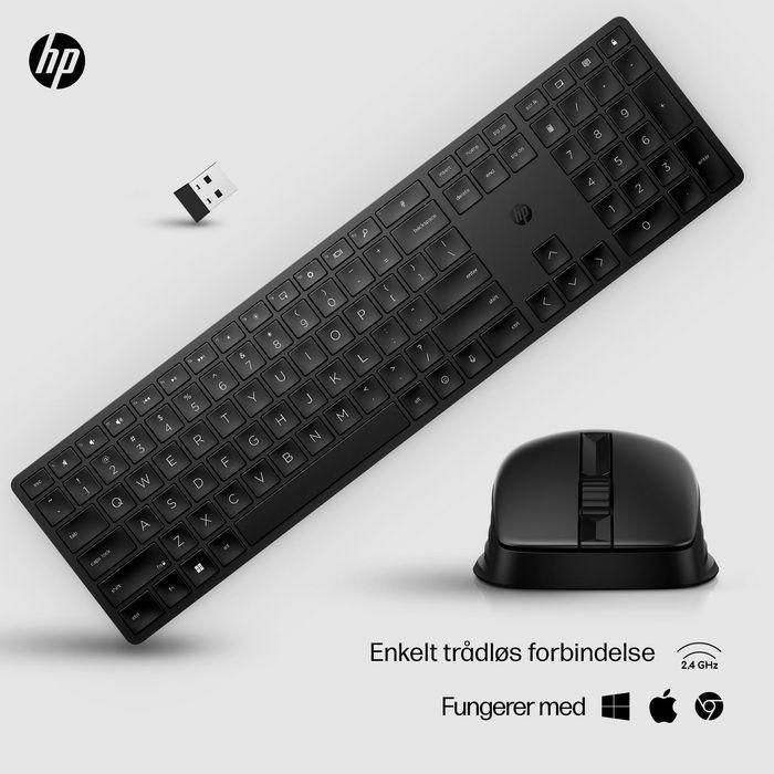 HP 650 Teclado y Ratón Inalámbrico Combo con 20+ Teclas Personalizables, Tracking Preciso y Materiales Reciclados 28