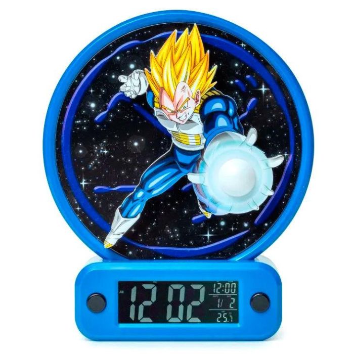 Teknofun Reloj Despertador Digital con Luz de Vegeta, Dragon Ball Z, Muestra Fecha, Hora y Temperatura 2 Teknofun Reloj Despertador Digital con Luz de Vegeta, Dragon Ball Z, Muestra Fecha, Hora y Temperatura 2