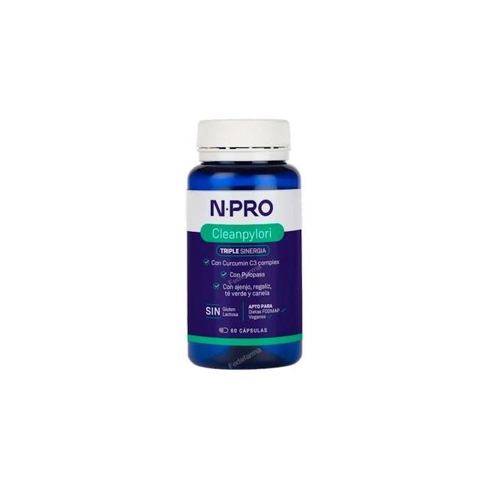 NPRO Cleanpylori 60 Cápsulas