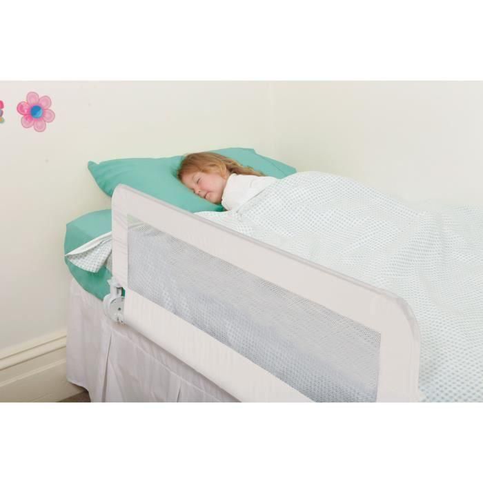 DREAMBABY Barandilla de cama extra grande PHoeNIX - Plegable y portátil - L 110 x W 45,5 cm - Blanco 1 DREAMBABY Barandilla de cama extra grande PHoeNIX - Plegable y portátil - L 110 x W 45,5 cm - Blanco 1