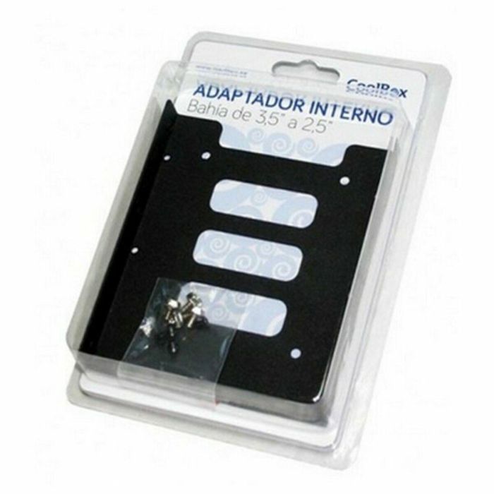 Adaptador Metálico para Disco Duro 2.5" a 3.5" CoolBox COO-AB3525M Adaptador Metálico para Disco Duro 2.5" a 3.5" CoolBox COO-AB3525M