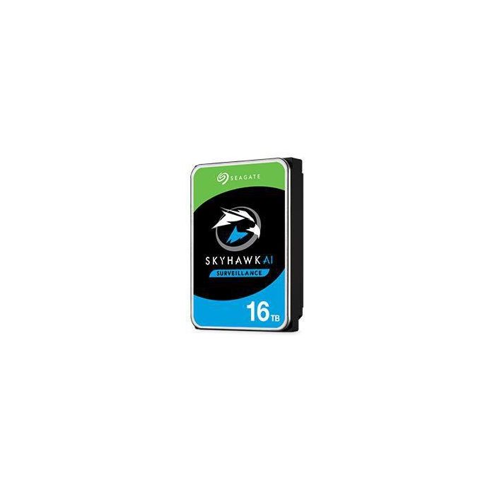 Seagate AI-Optimised Surveillance Hard Drive, 3.5", 16 TB, 256 Mb, 250 MB/s, SATA III, 550 TB/yr 1 Seagate AI-Optimised Surveillance Hard Drive, 3.5", 16 TB, 256 Mb, 250 MB/s, SATA III, 550 TB/yr 1