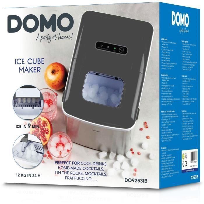 Máquina de hielo - DOMO - DO9253IB - 1,8 litros - 120 W - Cubitos de hielo en 9 min 2 Máquina de hielo - DOMO - DO9253IB - 1,8 litros - 120 W - Cubitos de hielo en 9 min 2