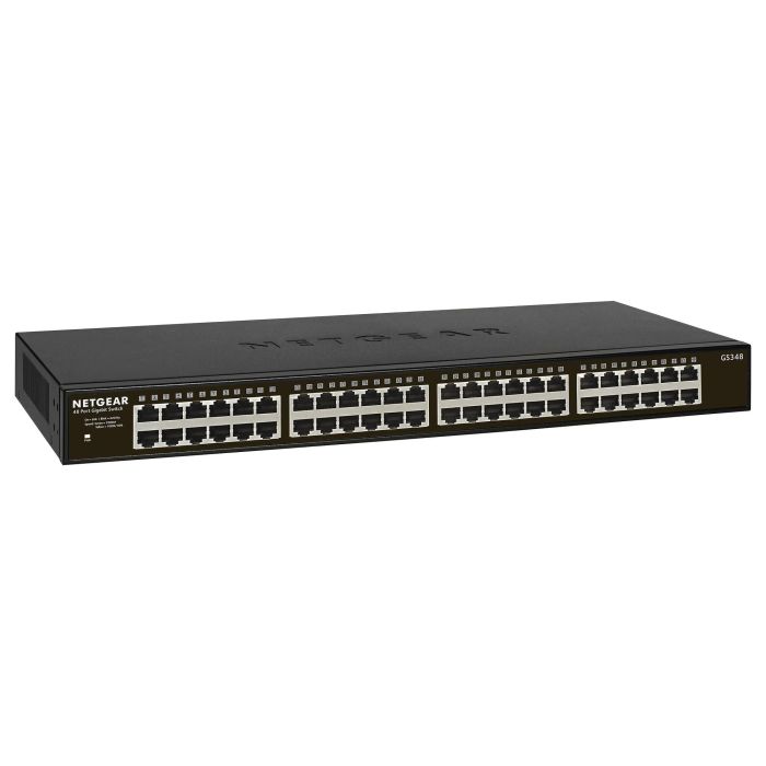 NETGEAR GS348 RM Conmutador No Administrado Gigabit Ethernet Montaje en Rack 48 Puertos NETGEAR GS348 RM Conmutador No Administrado Gigabit Ethernet Montaje en Rack 48 Puertos