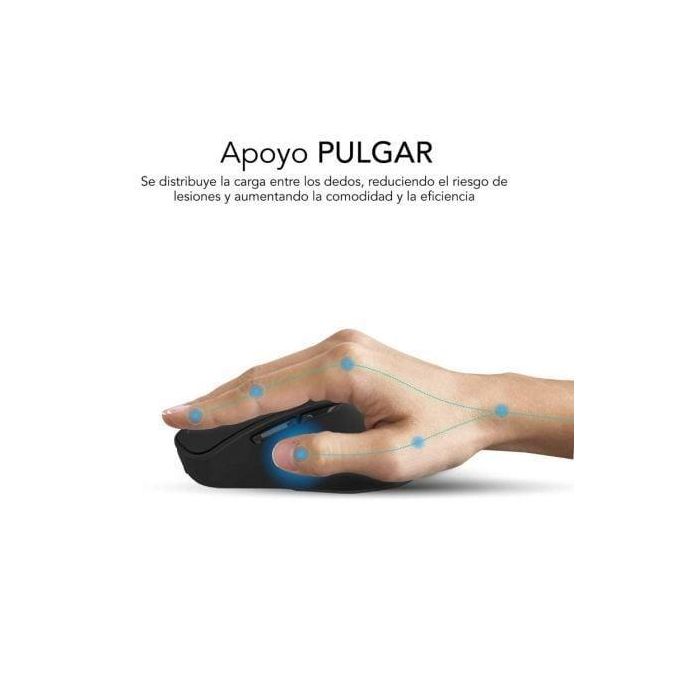 SUBBLIM COMFORT ERGO DUAL MOUSE BATTERY BLACK 2
