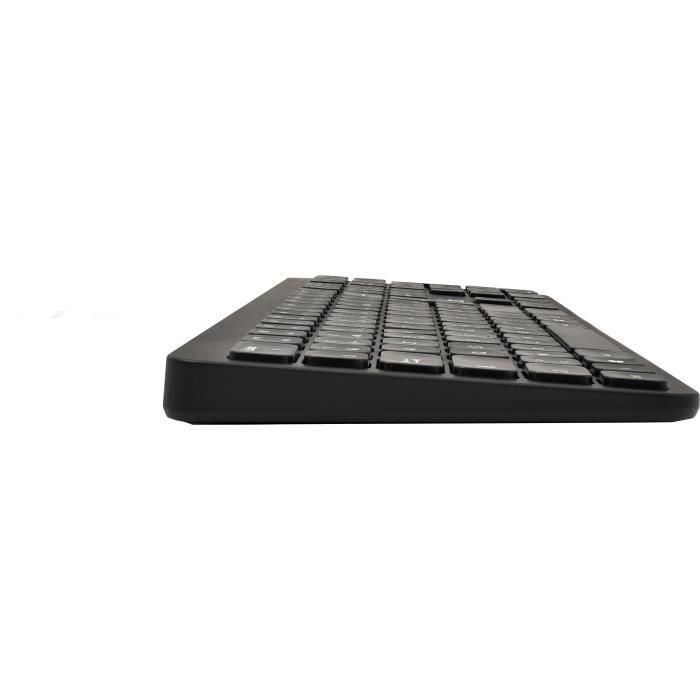 Bluestork Paquete de Teclado y Ratón Inalámbrico Negro Delgado Silencioso con Receptor Nano Único 1 Bluestork Paquete de Teclado y Ratón Inalámbrico Negro Delgado Silencioso con Receptor Nano Único 1