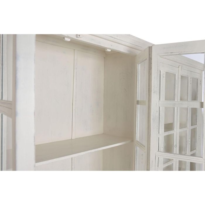 DKD Home Decor Vitrina Balines de Teca y Mango Blanca Decapé 270x43x244 cm con 8 Puertas y 6 Estanterías 15 DKD Home Decor Vitrina Balines de Teca y Mango Blanca Decapé 270x43x244 cm con 8 Puertas y 6 Estanterías 15