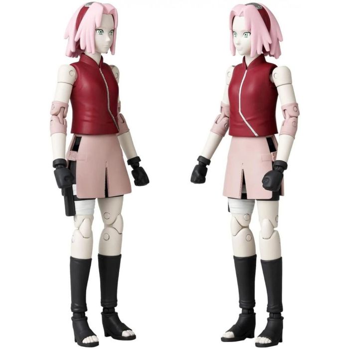 Bandai Figura Anime Heroes Naruto Haruno, 20+ puntos de articulación, detalle increíble, 15.5x25.5x5.5 cm 2