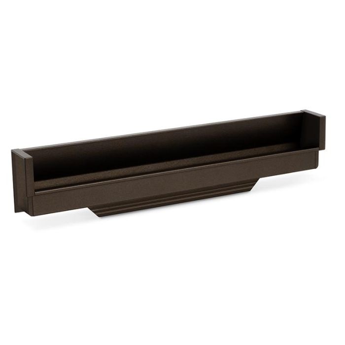 Viefe Tirador Embutir Hexxa Blanco Mate, Marrón Metalizado o Gris, Negro Mate Aluminio - 200mm