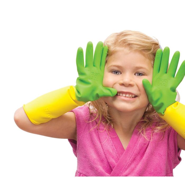Juba Guante Infantil Jardinería Látex Natural Talla 4 Años Amarillo y Verde | Para Labores de Jardín y Tareas Domésticas 2 Juba Guante Infantil Jardinería Látex Natural Talla 4 Años Amarillo y Verde | Para Labores de Jardín y Tareas Domésticas 2
