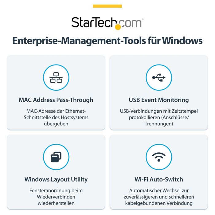 Hub USB Startech 116E-USBC-DOCK 14