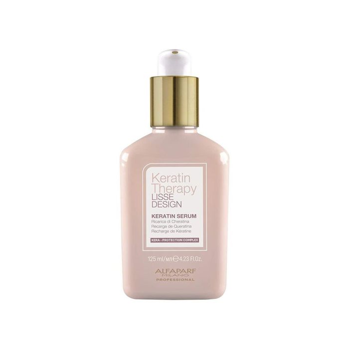 Alfaparf KERATIN THERAPY LISSE DESIGN KEARTIN SERUM 125ML - Sérum de Queratina y Colágeno para alisado, protege y alisa el cabello