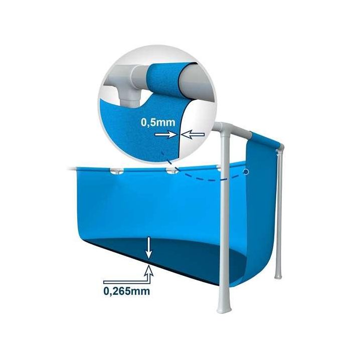 Intex Piscina Metal Frame Redonda 305x76cm 4485L Sin Depuradora para Niños y Adultos 6