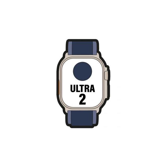 Apple Watch Ultra 2/ GPS/ Cellular/ 49mm/ Caja de Titanio/ Correa Loop Trail Azul S/M Apple Watch Ultra 2/ GPS/ Cellular/ 49mm/ Caja de Titanio/ Correa Loop Trail Azul S/M