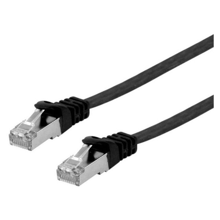 EQUIP 607691 Patch Cable Cat6A U/FTP LSZH Plano Negro 2m, Cable Ethernet con Conectores RJ45 Chapados en Oro para Redes de 10GbE 0 EQUIP 607691 Patch Cable Cat6A U/FTP LSZH Plano Negro 2m, Cable Ethernet con Conectores RJ45 Chapados en Oro para Redes de 10GbE 0
