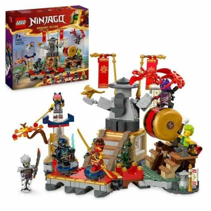 LEGO NINJAGO 71818 Arena de Batalla del Torneo - Juguete de Acción Ninja para Niños