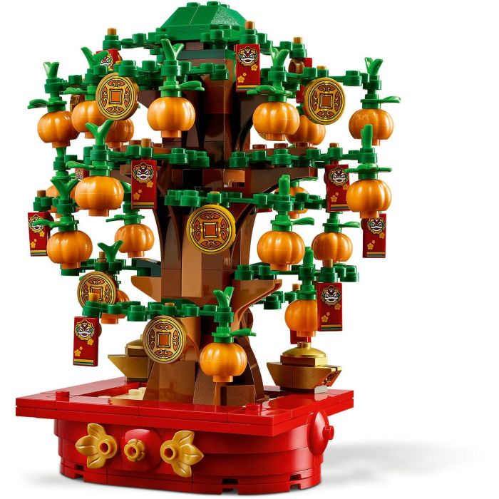 LEGO Árbol del Dinero (40648) - Kit de Construcción para Niños a Partir de 9 Años con 20 Mandarinas, 14 Sobres Rojos y 10 Monedas 2
