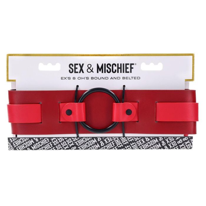 Cinturón ajustable Sportsheets Sex and Mischief Rojo 1