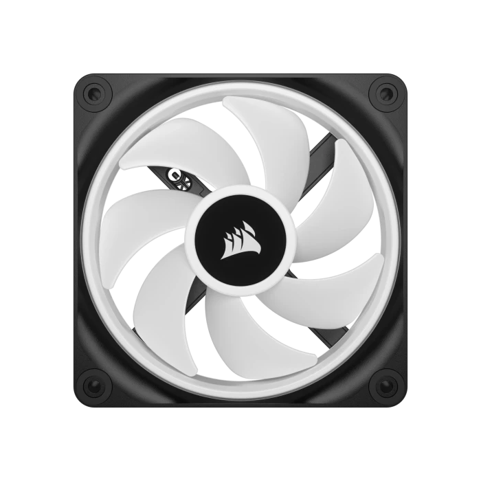 Corsair CO-9051001-WW Ventilador para Carcasa de Ordenador de 12 cm, Negro y Blanco