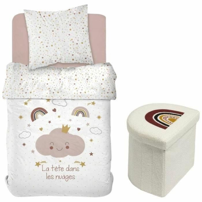 Today TOD3574641306793 Juego de Cama Infantil y Puff Plegable con Almacenaje Arcoíris 140 x 200 cm Algodón 0 Today TOD3574641306793 Juego de Cama Infantil y Puff Plegable con Almacenaje Arcoíris 140 x 200 cm Algodón 0