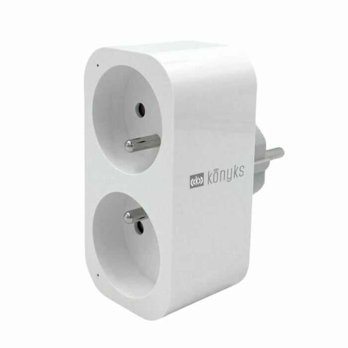 Konyks KON3770024338621 Enchufe doble Priska Duo FR Wi-Fi + Bluetooth