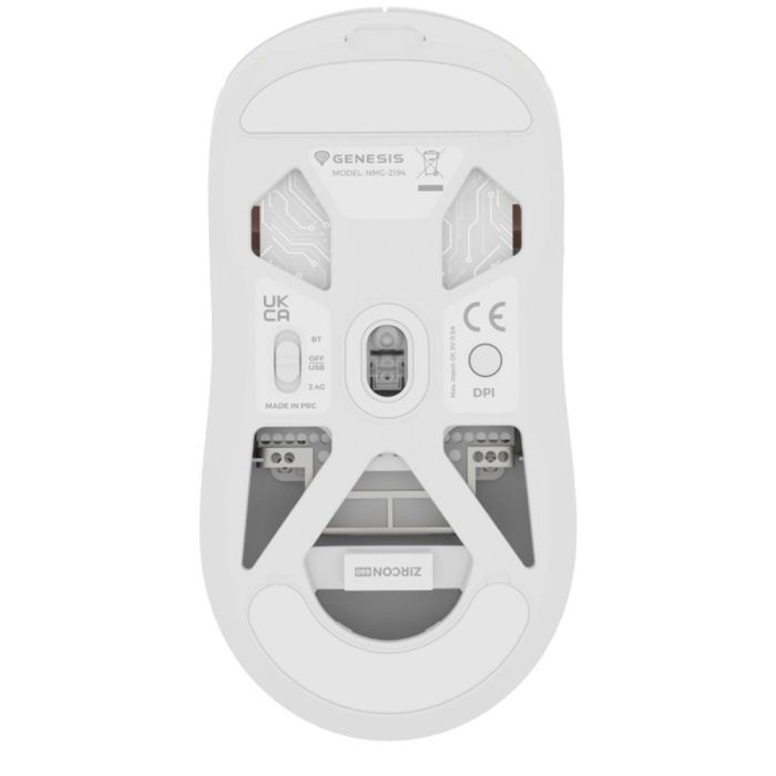 Genesis Zircon 660 Ratón Inalámbrico Gaming Óptico 26000 DPI con Conexión Triple y 6 Botones Programables 2 Genesis Zircon 660 Ratón Inalámbrico Gaming Óptico 26000 DPI con Conexión Triple y 6 Botones Programables 2