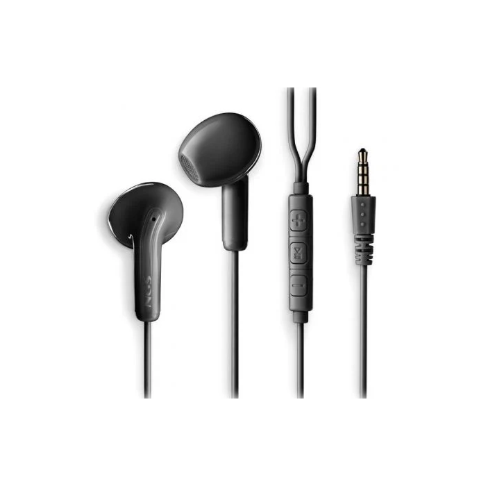 NGS Auriculares CROSS FLIP BLACK Intrauditivos con Micrófono Jack 3.5 Negros 0 NGS Auriculares CROSS FLIP BLACK Intrauditivos con Micrófono Jack 3.5 Negros 0