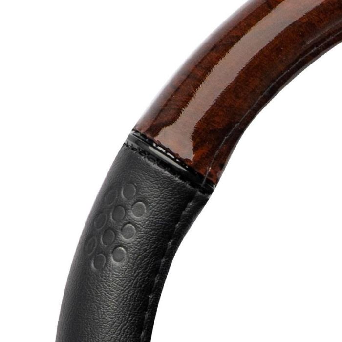 Funda Volante Momo Luxury Universal Madera-Pvc Negro Y Marron 38-39 cm MOMLSWC0LXWDM 4 Funda Volante Momo Luxury Universal Madera-Pvc Negro Y Marron 38-39 cm MOMLSWC0LXWDM 4