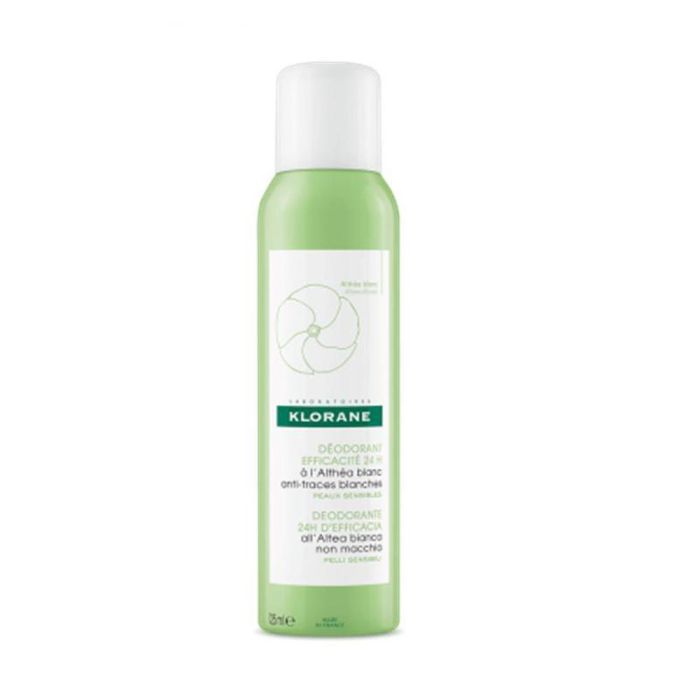 Klorane A la Altea Blanca Desodorante Spray Piel Sensible Suave 24h Anti-irritante Sin Sales Aluminio ni Parabenos 150 ml