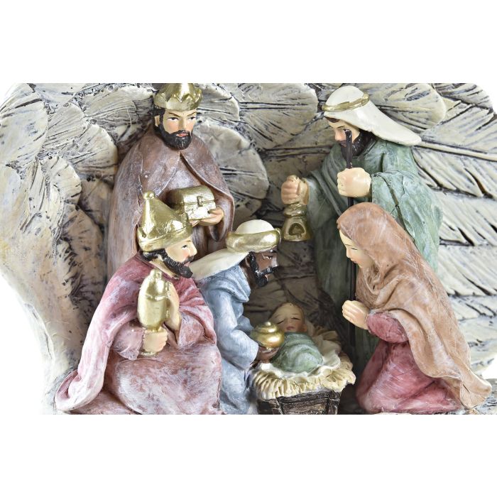 DKD Home Decor Nacimiento Navidad Tradicional Resina Beige Multicolor con Alas 8 x 12 x 20 cm 1 DKD Home Decor Nacimiento Navidad Tradicional Resina Beige Multicolor con Alas 8 x 12 x 20 cm 1