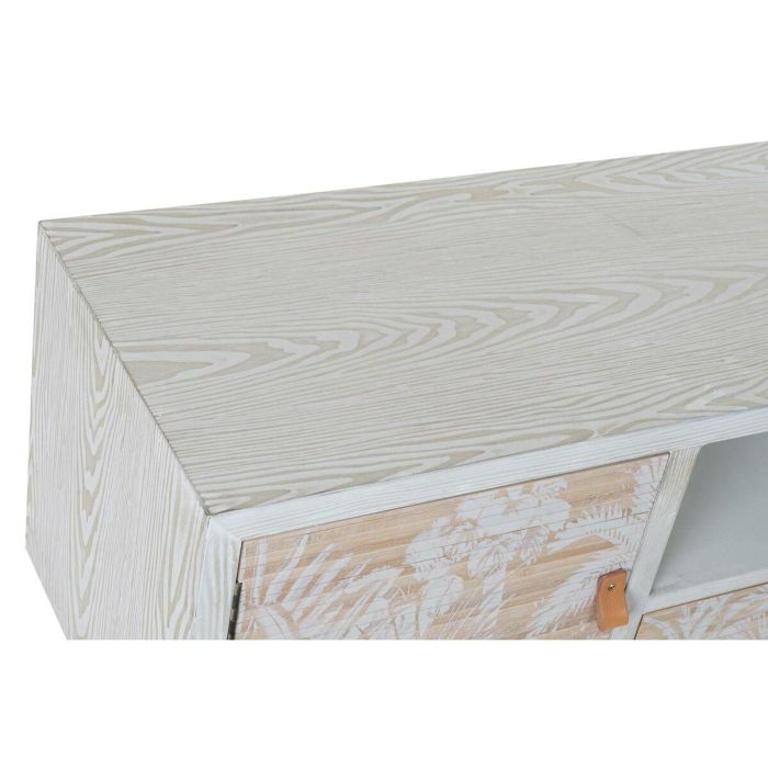 Mueble Tv Tropical DKD Home Decor Blanco 40 x 51 x 140 cm 3 Mueble Tv Tropical DKD Home Decor Blanco 40 x 51 x 140 cm 3
