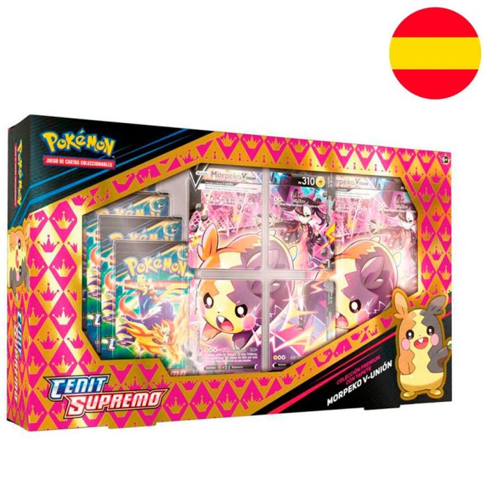 BANDAI Blister Cartas Pokémon Cenit Supremo Morpecko V Union Español 0 BANDAI Blister Cartas Pokémon Cenit Supremo Morpecko V Union Español 0