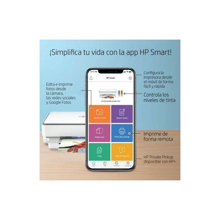 Impresora Multifunción HP 223N4B Wi-Fi Blanco 3 Impresora Multifunción HP 223N4B Wi-Fi Blanco 3