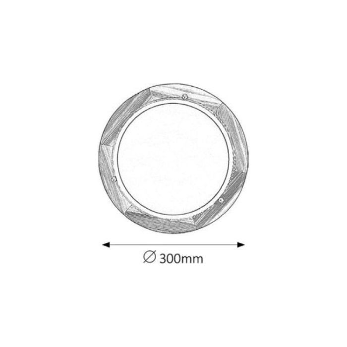 Aplique RABALUX "Ufo" 1xE27 IP20 [RAB-5161] 15