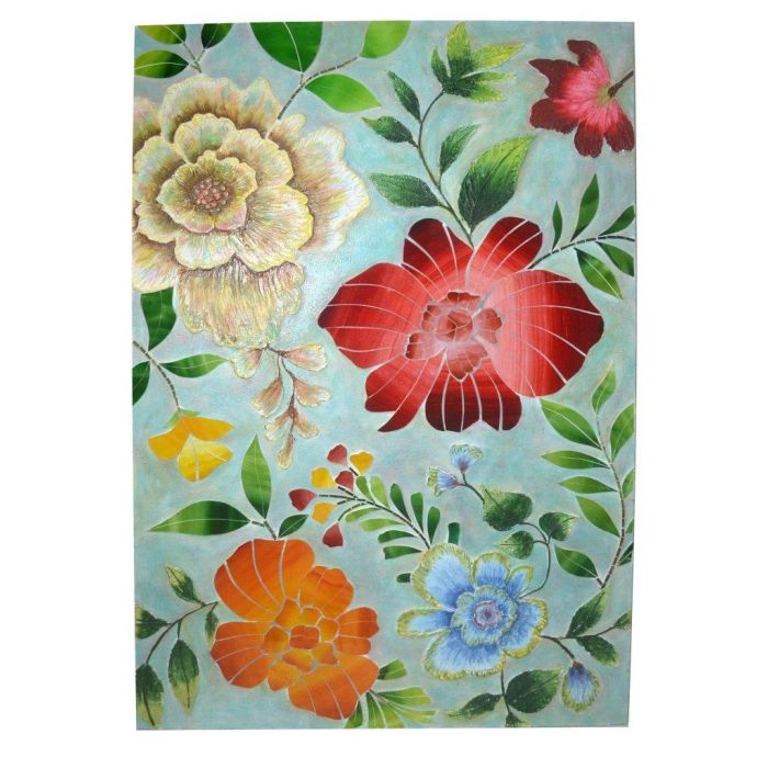 Decoracion Pared Balines DKD Home Decor Multicolor 4 x 120 x 80 cm
