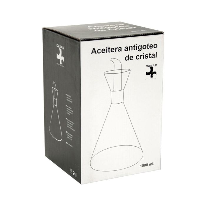 Aceitera Alexandra House Living Cristal 1 L 14,5 x 29 cm 1